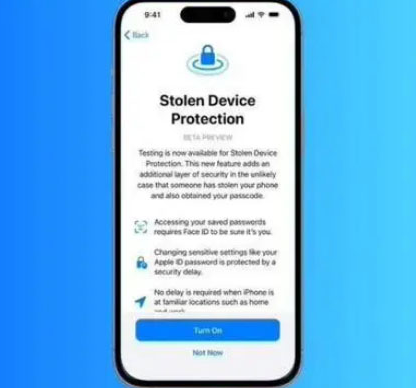 孝义苹果授权维修店分享被盗设备保护功能开启方法 