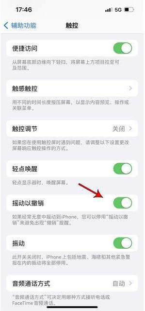 孝义苹果手机维修分享iPhone手机如何设置摇一摇删除文字 